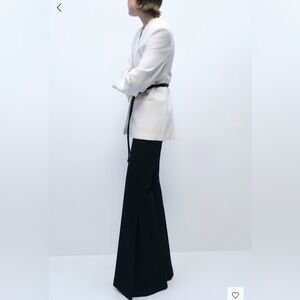 Mango wide-leg suit pants. SOLD OUT EVERYWHERE